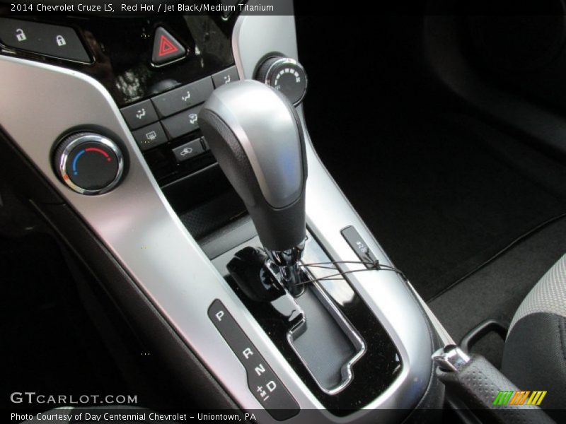 Red Hot / Jet Black/Medium Titanium 2014 Chevrolet Cruze LS
