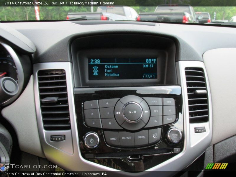 Red Hot / Jet Black/Medium Titanium 2014 Chevrolet Cruze LS