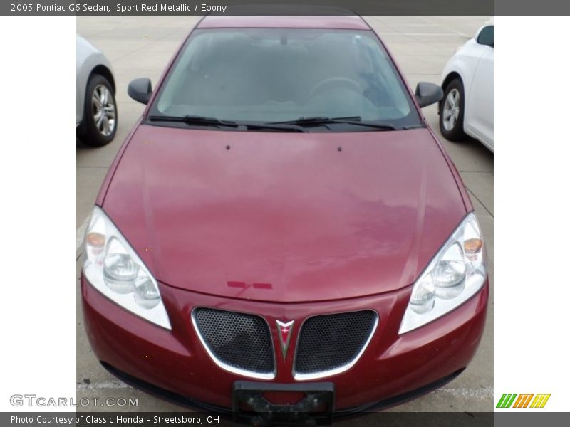 Sport Red Metallic / Ebony 2005 Pontiac G6 Sedan
