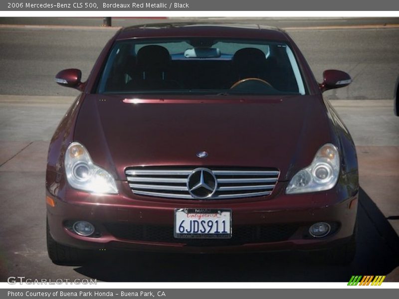 Bordeaux Red Metallic / Black 2006 Mercedes-Benz CLS 500
