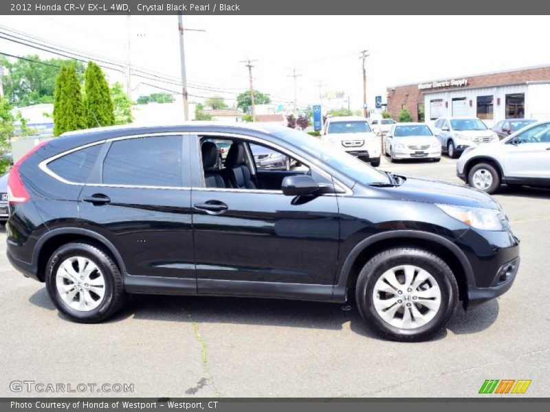 Crystal Black Pearl / Black 2012 Honda CR-V EX-L 4WD