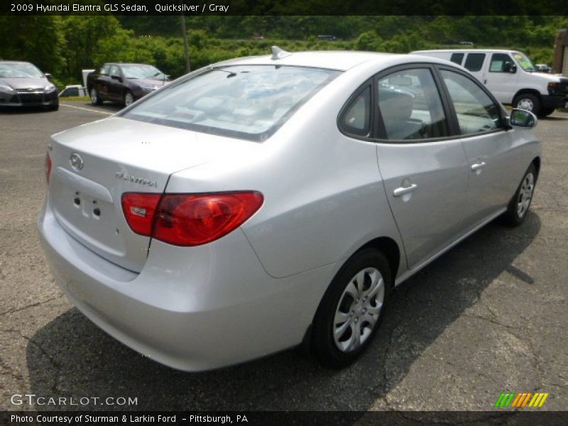 Quicksilver / Gray 2009 Hyundai Elantra GLS Sedan