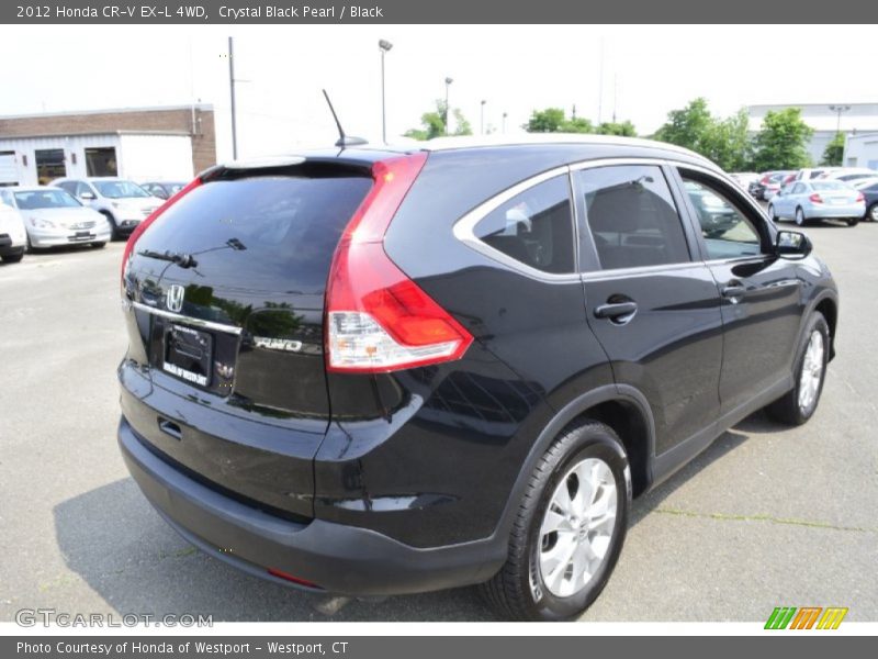 Crystal Black Pearl / Black 2012 Honda CR-V EX-L 4WD