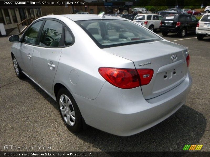 Quicksilver / Gray 2009 Hyundai Elantra GLS Sedan