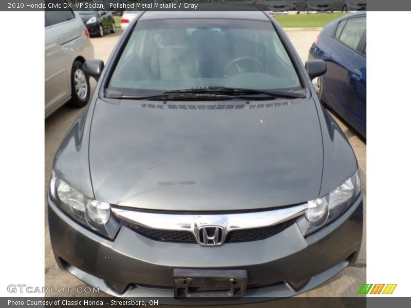Polished Metal Metallic / Gray 2010 Honda Civic DX-VP Sedan