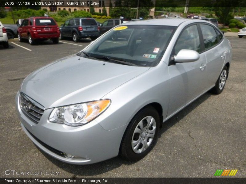 Front 3/4 View of 2009 Elantra GLS Sedan