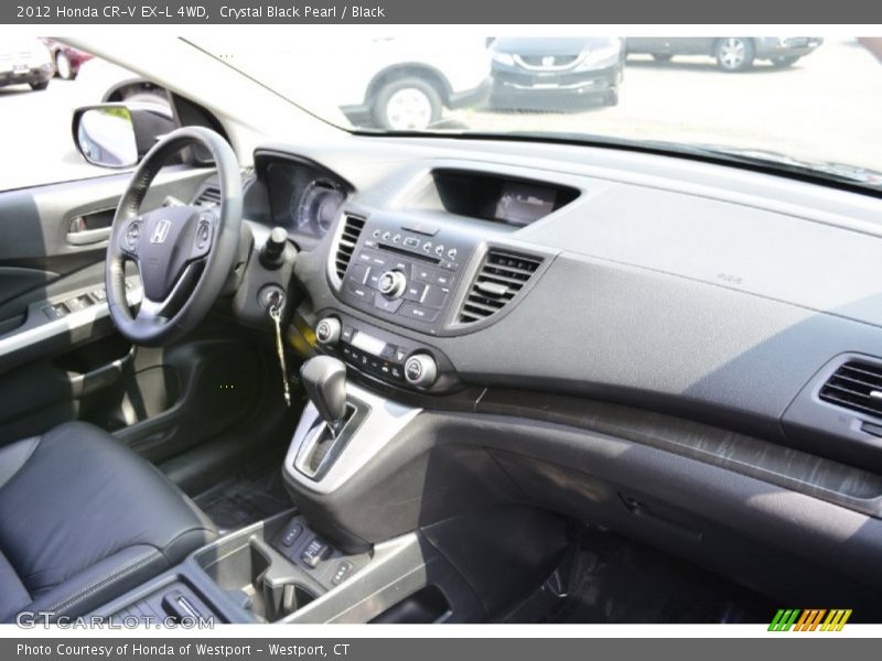 Crystal Black Pearl / Black 2012 Honda CR-V EX-L 4WD