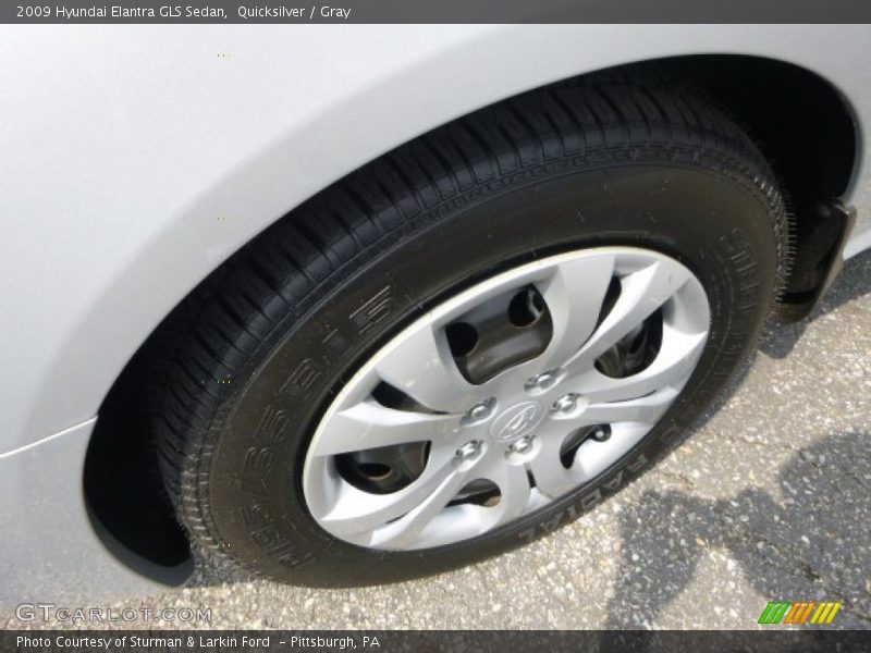 Quicksilver / Gray 2009 Hyundai Elantra GLS Sedan
