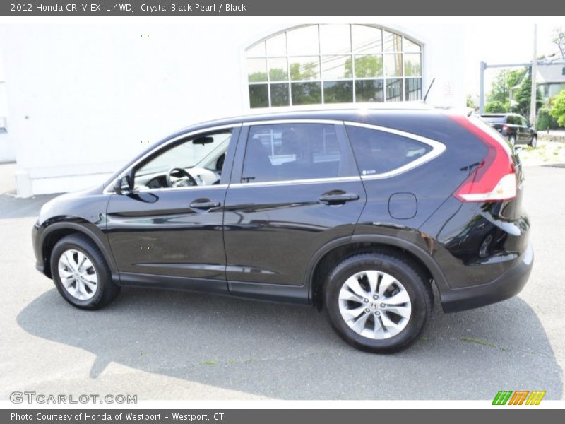 Crystal Black Pearl / Black 2012 Honda CR-V EX-L 4WD