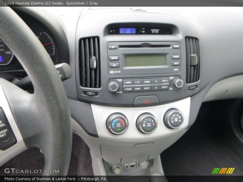 Quicksilver / Gray 2009 Hyundai Elantra GLS Sedan