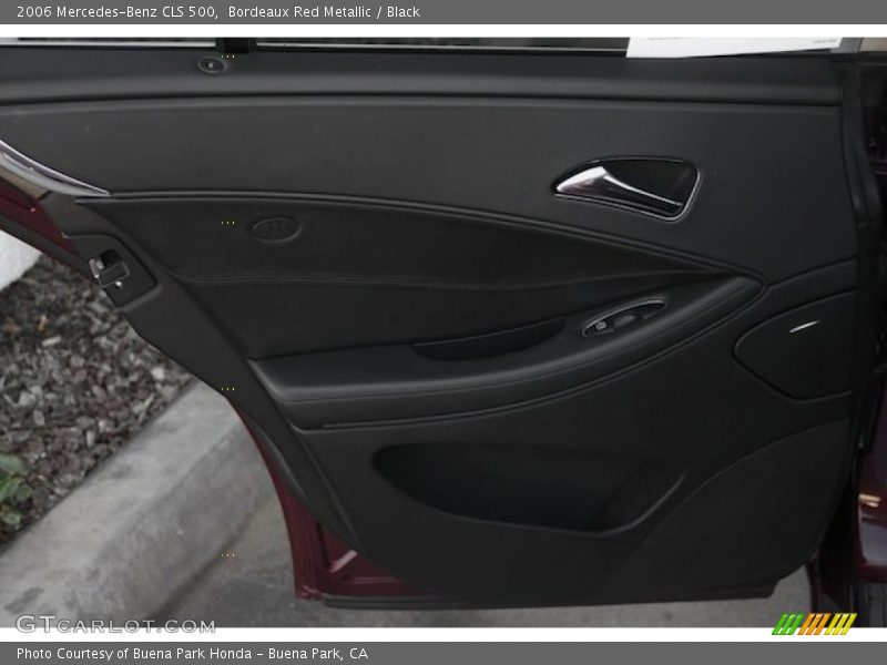 Bordeaux Red Metallic / Black 2006 Mercedes-Benz CLS 500