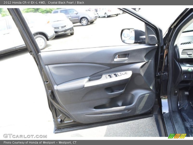 Crystal Black Pearl / Black 2012 Honda CR-V EX-L 4WD