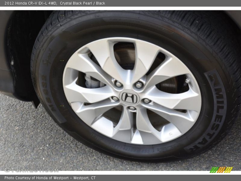 Crystal Black Pearl / Black 2012 Honda CR-V EX-L 4WD