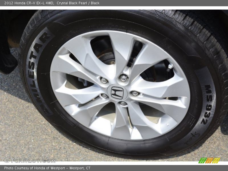 Crystal Black Pearl / Black 2012 Honda CR-V EX-L 4WD