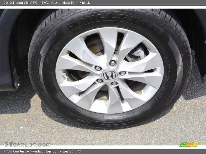 Crystal Black Pearl / Black 2012 Honda CR-V EX-L 4WD