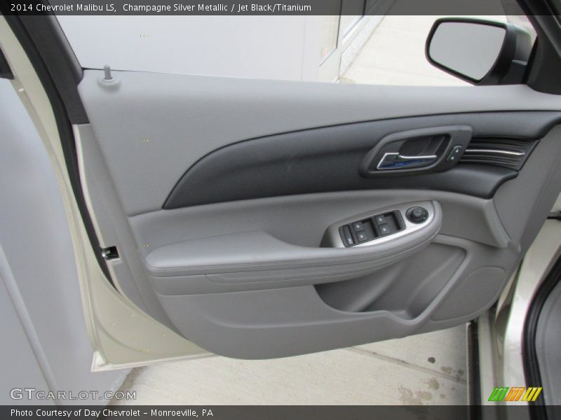 Champagne Silver Metallic / Jet Black/Titanium 2014 Chevrolet Malibu LS