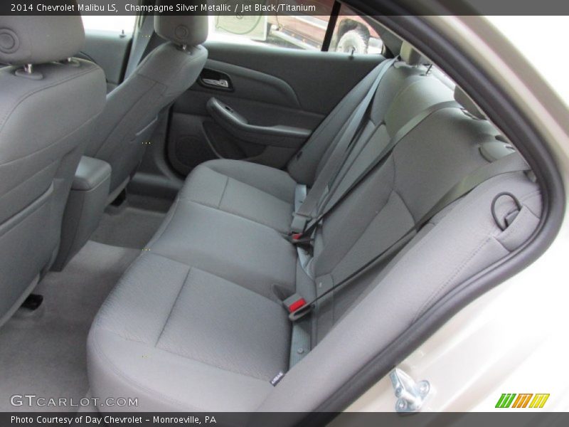 Champagne Silver Metallic / Jet Black/Titanium 2014 Chevrolet Malibu LS