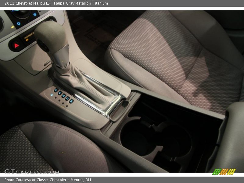 Taupe Gray Metallic / Titanium 2011 Chevrolet Malibu LS