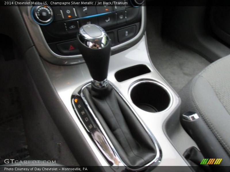 Champagne Silver Metallic / Jet Black/Titanium 2014 Chevrolet Malibu LS