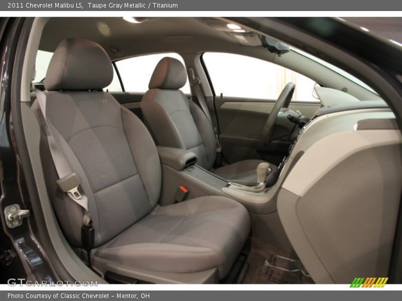 Taupe Gray Metallic / Titanium 2011 Chevrolet Malibu LS