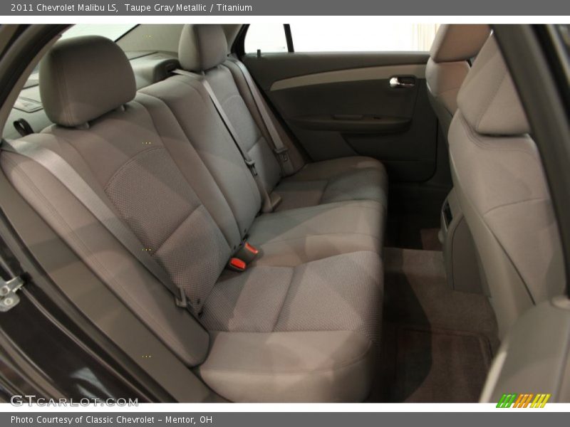 Taupe Gray Metallic / Titanium 2011 Chevrolet Malibu LS
