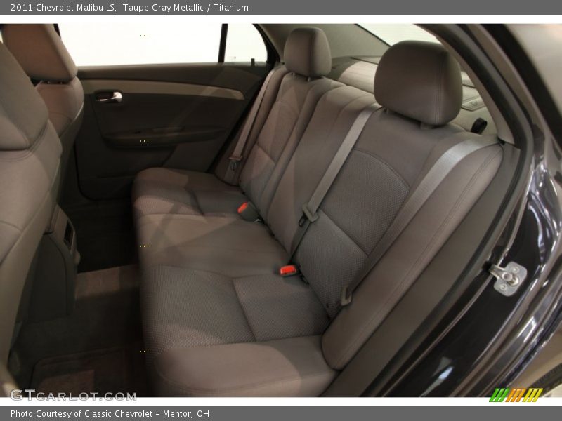 Taupe Gray Metallic / Titanium 2011 Chevrolet Malibu LS