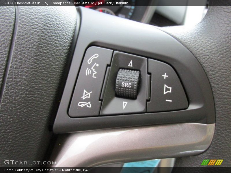 Champagne Silver Metallic / Jet Black/Titanium 2014 Chevrolet Malibu LS
