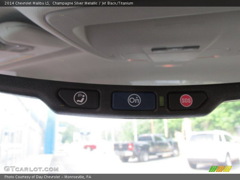 Champagne Silver Metallic / Jet Black/Titanium 2014 Chevrolet Malibu LS