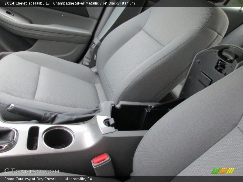 Champagne Silver Metallic / Jet Black/Titanium 2014 Chevrolet Malibu LS