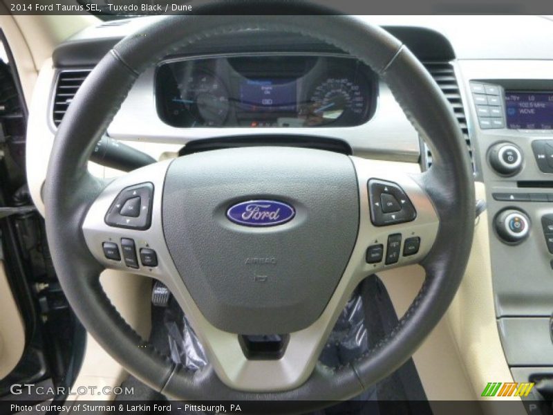 Tuxedo Black / Dune 2014 Ford Taurus SEL
