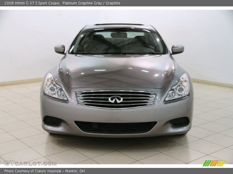 Platinum Graphite Gray / Graphite 2008 Infiniti G 37 S Sport Coupe