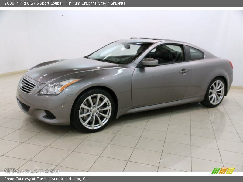 Platinum Graphite Gray / Graphite 2008 Infiniti G 37 S Sport Coupe