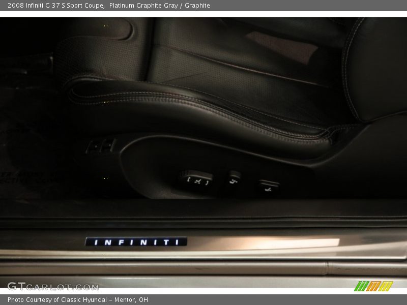 Platinum Graphite Gray / Graphite 2008 Infiniti G 37 S Sport Coupe