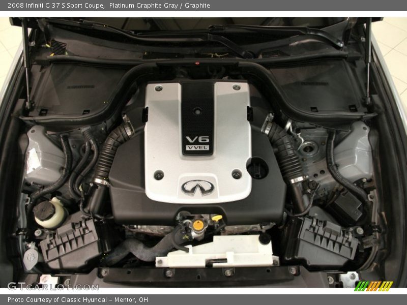 Platinum Graphite Gray / Graphite 2008 Infiniti G 37 S Sport Coupe