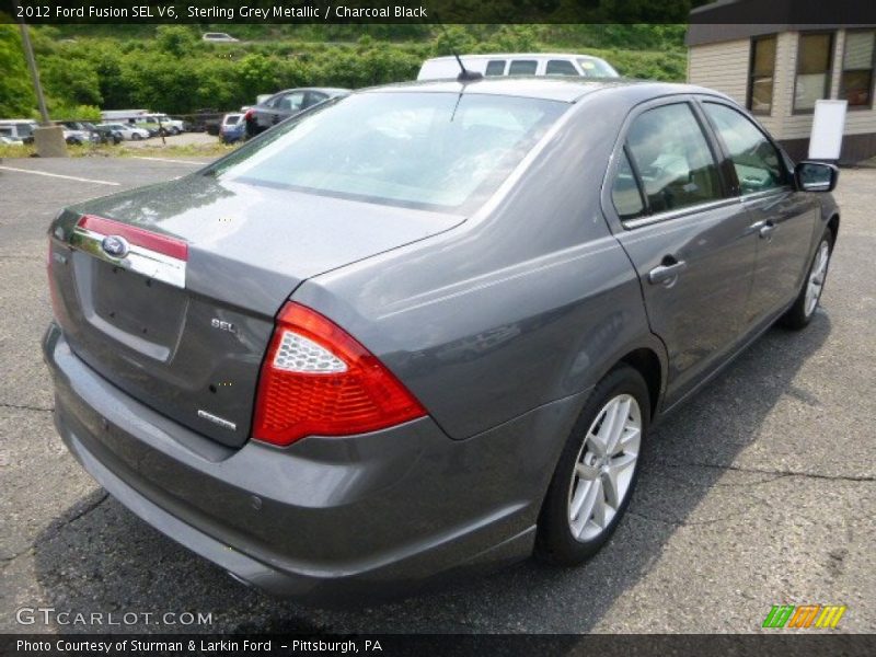 Sterling Grey Metallic / Charcoal Black 2012 Ford Fusion SEL V6