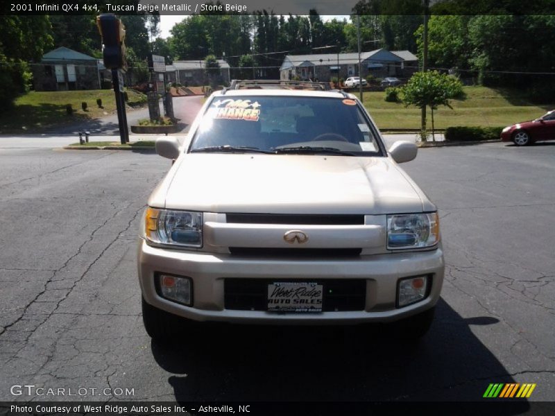 Tuscan Beige Metallic / Stone Beige 2001 Infiniti QX4 4x4