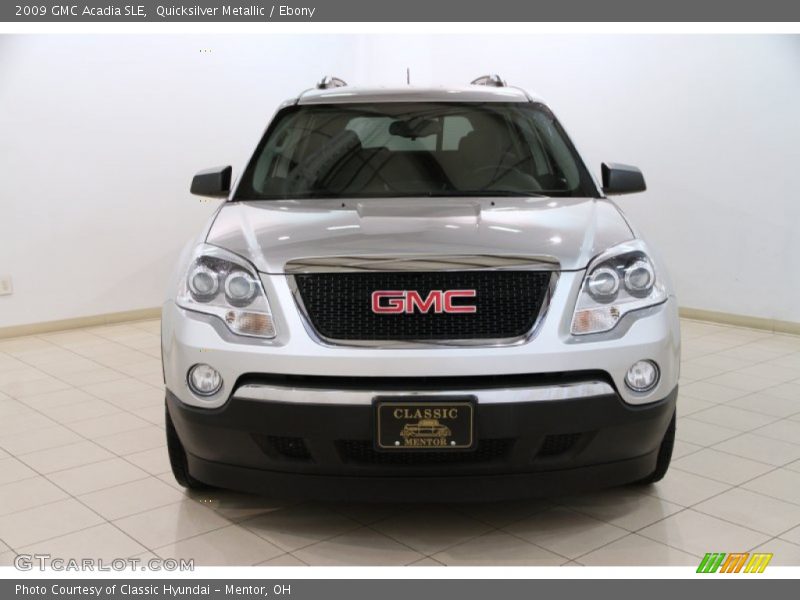 Quicksilver Metallic / Ebony 2009 GMC Acadia SLE