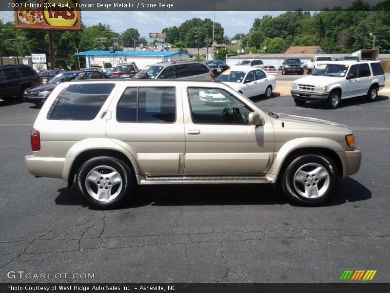 Tuscan Beige Metallic / Stone Beige 2001 Infiniti QX4 4x4