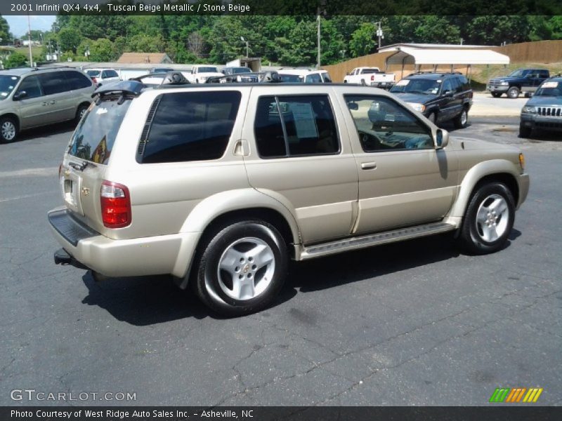 Tuscan Beige Metallic / Stone Beige 2001 Infiniti QX4 4x4