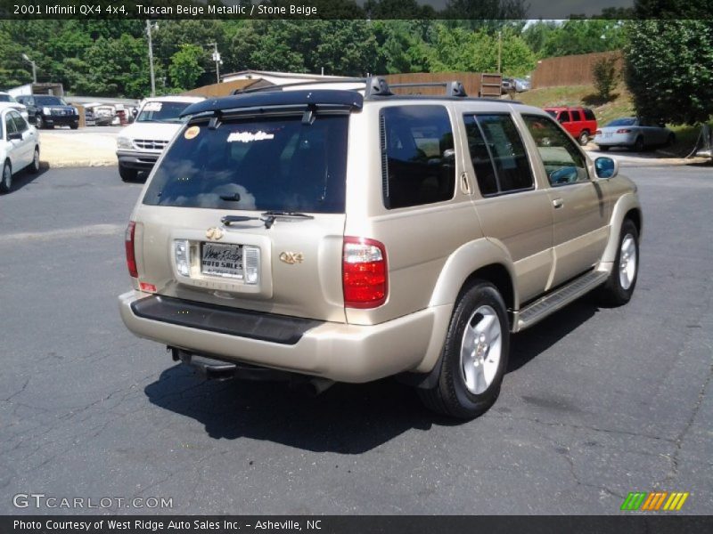 Tuscan Beige Metallic / Stone Beige 2001 Infiniti QX4 4x4