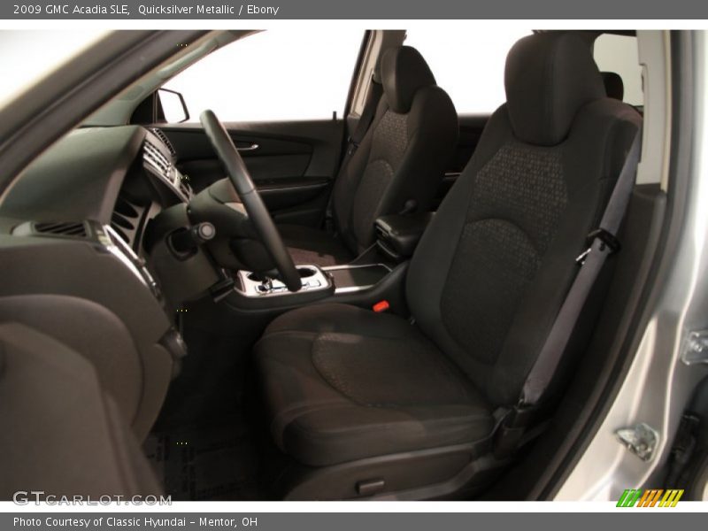 Quicksilver Metallic / Ebony 2009 GMC Acadia SLE