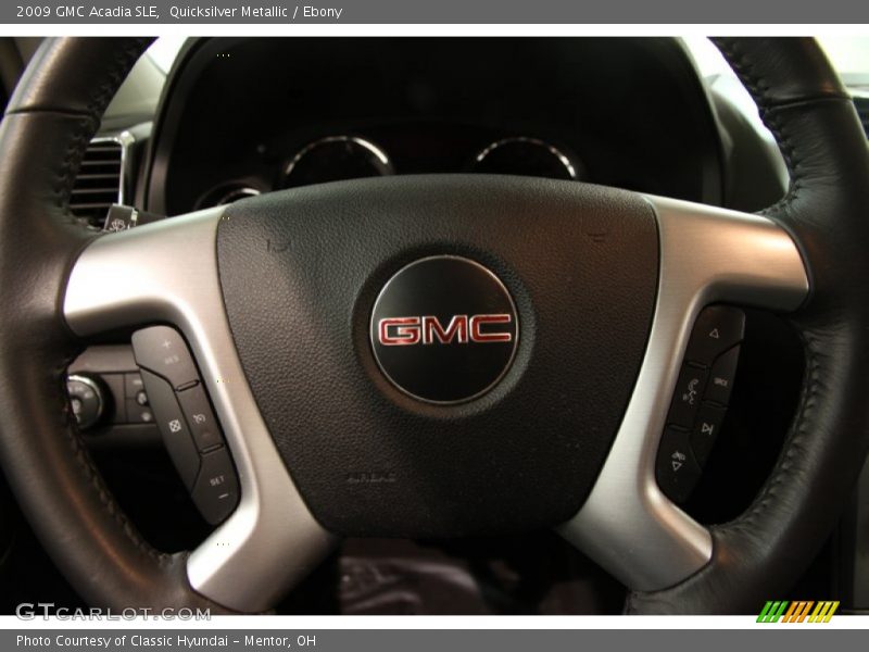 Quicksilver Metallic / Ebony 2009 GMC Acadia SLE