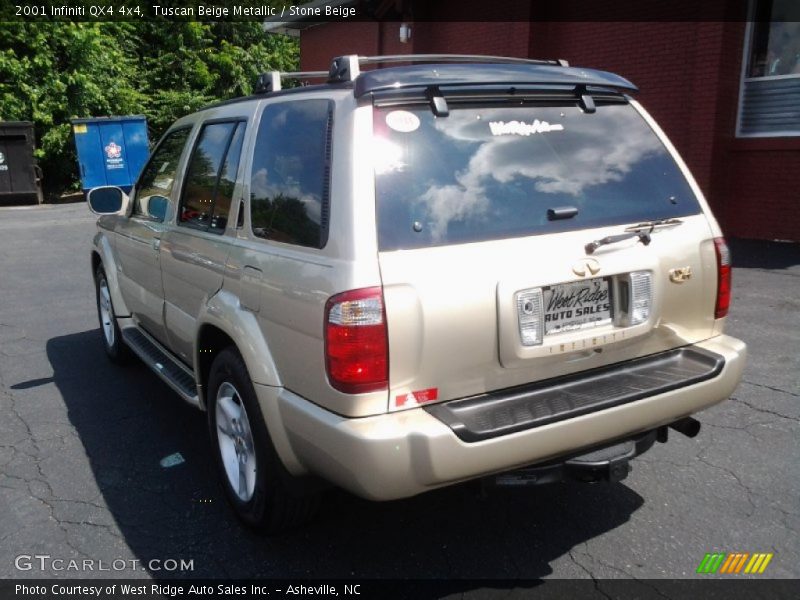 Tuscan Beige Metallic / Stone Beige 2001 Infiniti QX4 4x4