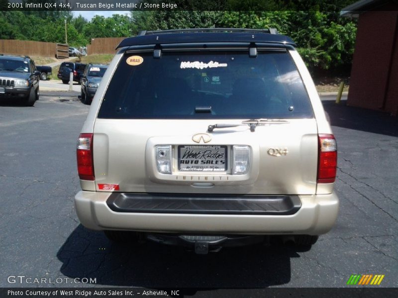Tuscan Beige Metallic / Stone Beige 2001 Infiniti QX4 4x4