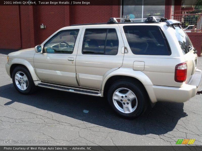 Tuscan Beige Metallic / Stone Beige 2001 Infiniti QX4 4x4