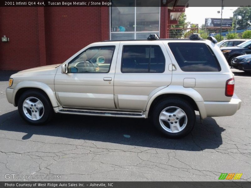 Tuscan Beige Metallic / Stone Beige 2001 Infiniti QX4 4x4