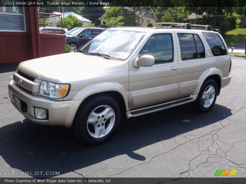 Tuscan Beige Metallic / Stone Beige 2001 Infiniti QX4 4x4