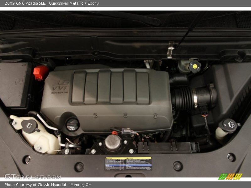 Quicksilver Metallic / Ebony 2009 GMC Acadia SLE