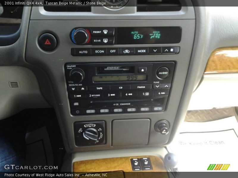 Tuscan Beige Metallic / Stone Beige 2001 Infiniti QX4 4x4