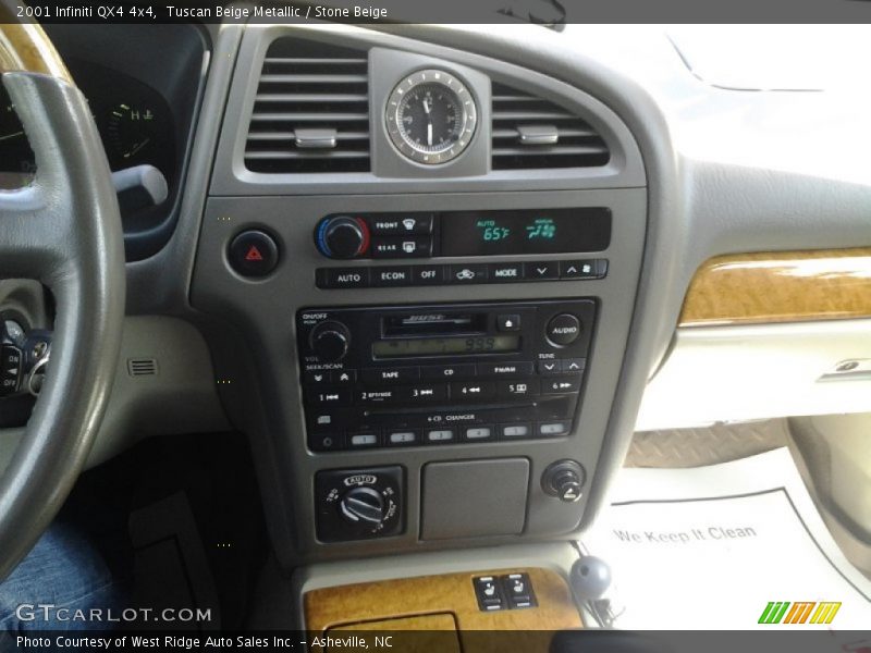 Tuscan Beige Metallic / Stone Beige 2001 Infiniti QX4 4x4